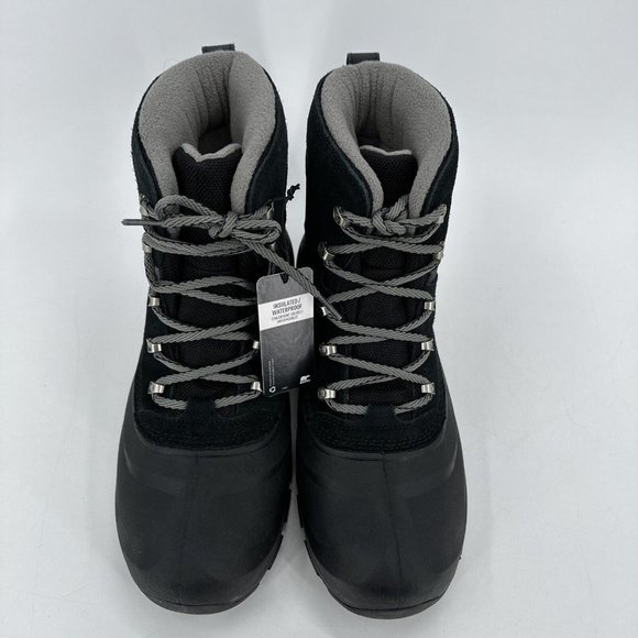 Sorel Men's Boots Buxton Black Quarry Waterproof Insulated Size US 11 EU 44 NEW - Picture 4 of 16